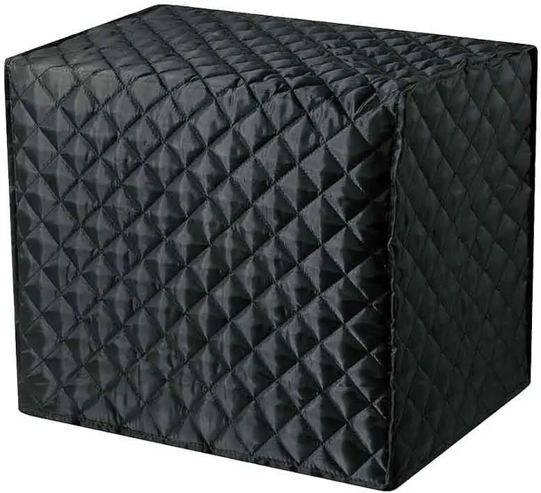 Quilted Cotton Polyester Dustproof Cover for Bread Maker Toaster Oven Small Kitchen Appliance Machine Washable 17x11x15 in