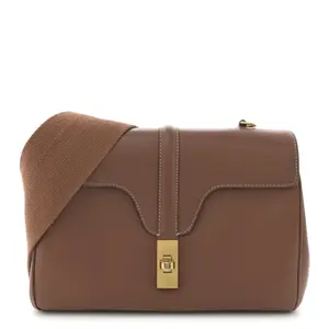 Pre-owned Celine Leather Shoulder Bags Smooth Calfskin Teen Soft 16 Shoulder Bag Tan