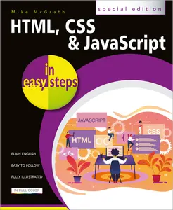 USED-Html, CSS & JavaScript in Easy Steps by McGrath, Mike (Paperback)