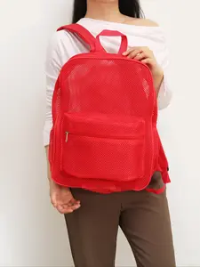 Mesh Backpack, Large Capacity Lightweight Backpack, Casual Backpack for Women & Girls, Fashionable Backpack for Daily Use