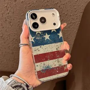 Patriotic American Flag Phone Cases for iPhone17AIR 17PRO 16PRO 15PRO MAX  14 PLUS 13PRO 12 11PRO XS MAX X XR Samsung Galaxy S25 Ultra S24 S23 S22 Plus