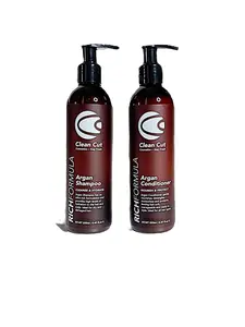 Argan Shampoo and Conditioner com diti Cleansing Haircare Moisturize Hydrate Natural