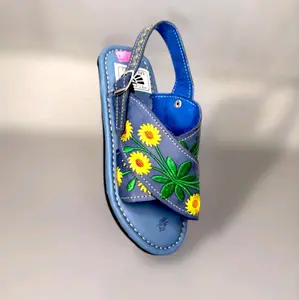 Huaraches Artesanales Girasol Sandal Footwear for Women - Floral Design, Rubber Sole, Closed, Summer Comfort, Casual Slipper - Slide Walking Shoes Walking Shoes Walking Girl