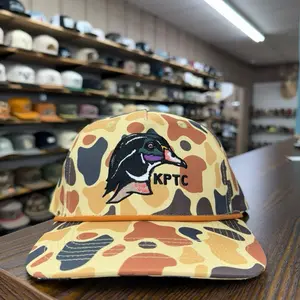 Wood Duck Rope Hat - Woodland Camo