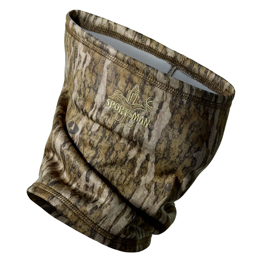 Sportsman Fleece-Lined Neck Gaiter - Summer Camo Gaiter for Warmth and Concealment in Mossy Oak Bottomland & Realtree Advantage