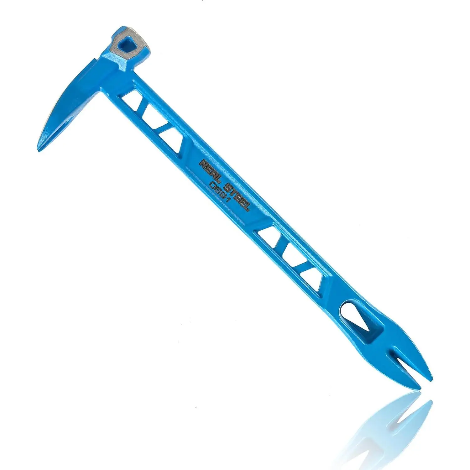 10-in Heavy Duty Forged I-Beam Carbon-Steel Double Ended Nail Puller, Forged Single Carpentry & Construction Tool with I-Beam Shape, 20% Lighter Build, Magnetic Nail Holder, Precision-Honed Claws, Dual Strike Zones, Tight Space Grip for DIY Projects