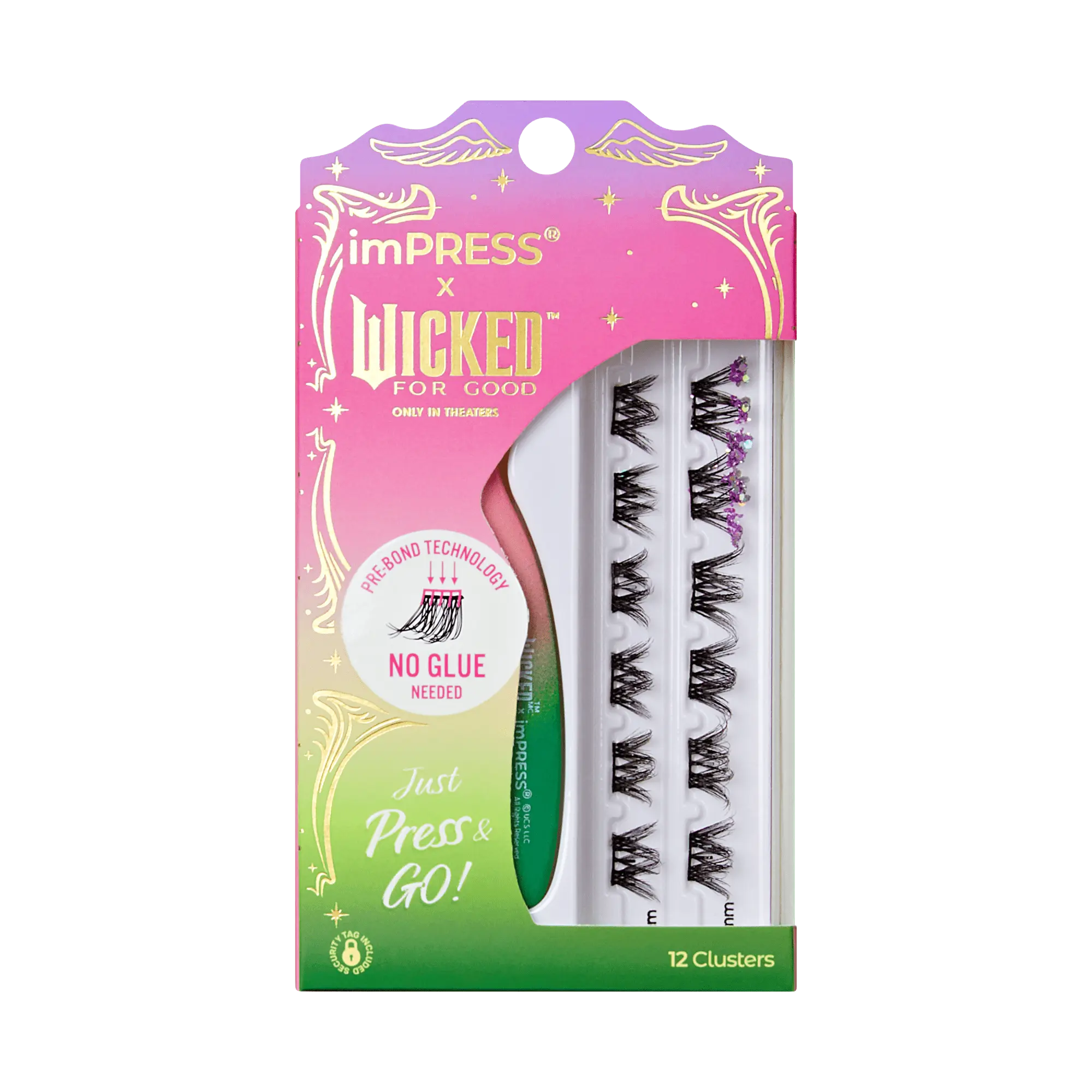 imPRESS X WICKED: FOR GOOD Falsies Self Adhesive Lash Clusters| Forever My Friend imPRESS X WICKED: FOR GOOD Falsies Self Adhesive Lash Clusters| Forever My Friend