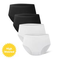 Black/White -  High Waisted