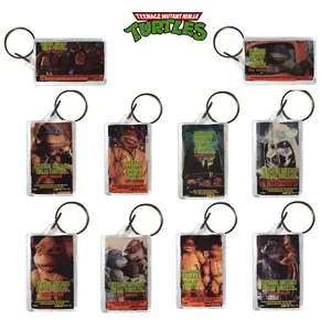 TMNT Vintage Keychains - Teenage Mutant Ninja Turtles Movie and Cartoon Accessory For Your Keys