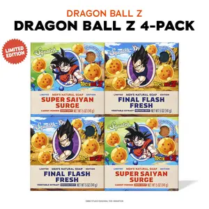 Dragon Ball Z 4-Pack - Dr. Squatch Limited Edition Dragon Ball Z 4-Pack - Dr. Squatch Limited Edition