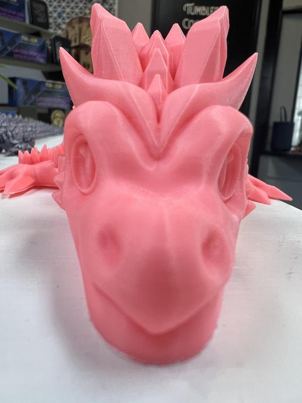 Pink Blaze - Glow in the Dark Dragon Toy and Figurine