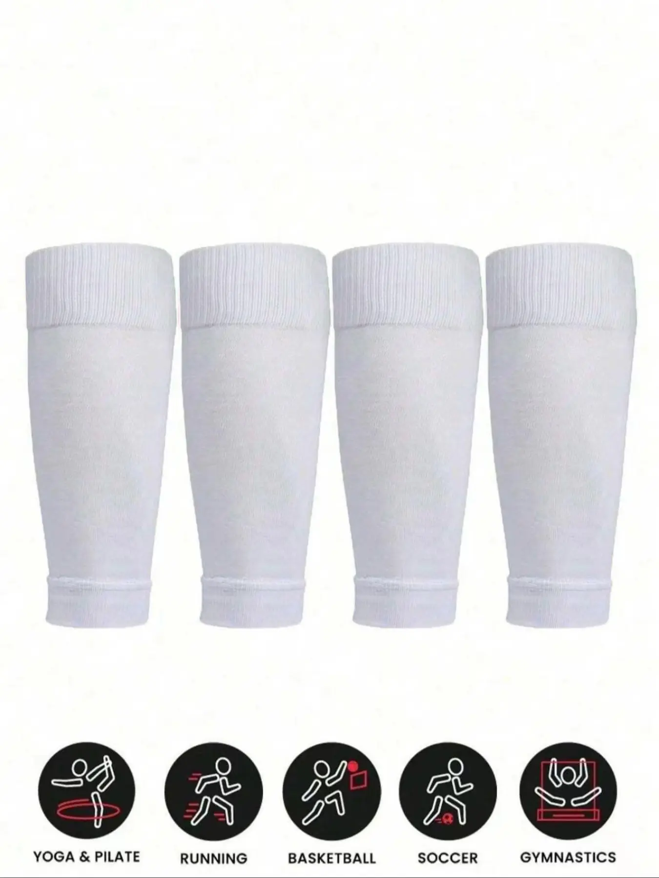 Men Women Sport Compression Athletic Socks, Comfortable Soft Pressure Stockings, Elastic Football Leg Sleeves, No Foot Fixed Guard Socks, Tube Socks