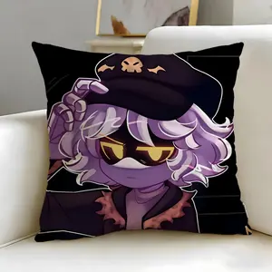 animated series Murder Drones Cushion Cover Ultra-Soft Reversible Plush Pillow Cover, Double-sided fluffy comfort for car, sofa, bedroom, Skin-friendly fabric, Easy clean & maintain, home decor, Home Textile, gift for family & friends