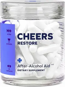 Restore Supplement with DHM and L-Cysteine Feel Better After Drinking and Support Your Liver 12 Doses Dihydromyricetin Cysteine Prickly Pear B-Vitamins and Ginger for Recovery and Hydration Support Capsules