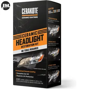 CERAKOTE Ceramic Headlight Restoration Kit – Guaranteed To Last As Long As You Own Your Vehicle – Brings Headlights back to Like New Condition - 3 Easy Steps - No Power Tools RequiredInterior Care