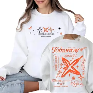 TXT Tomorrow Album Tracklist TShirt, Tomorrow X Together Minisode Sweatshirt, Miracle Shirt, TXT Tour Shirt, Kpop Txt Merch Yeonjun, Soobin, Funny Shirt, For Men, For Women , Gift For Him , Gift For Me Casual Comfort Cotton Fabric