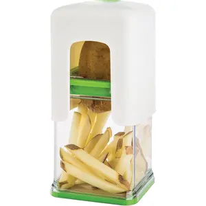 Tower Fry Cutter – Heavy-Duty Stainless Steel Potato Cutter for Perfect Homemade Fries, Easy-to-Use, BPA-Free, Durable Blades