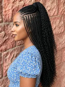 Dreadlock Repair Afro Kinky Bulk Human Hair 50G Pc Natural Black For Mini Twist Crochet Passion Twist Pre Looped No Shedding