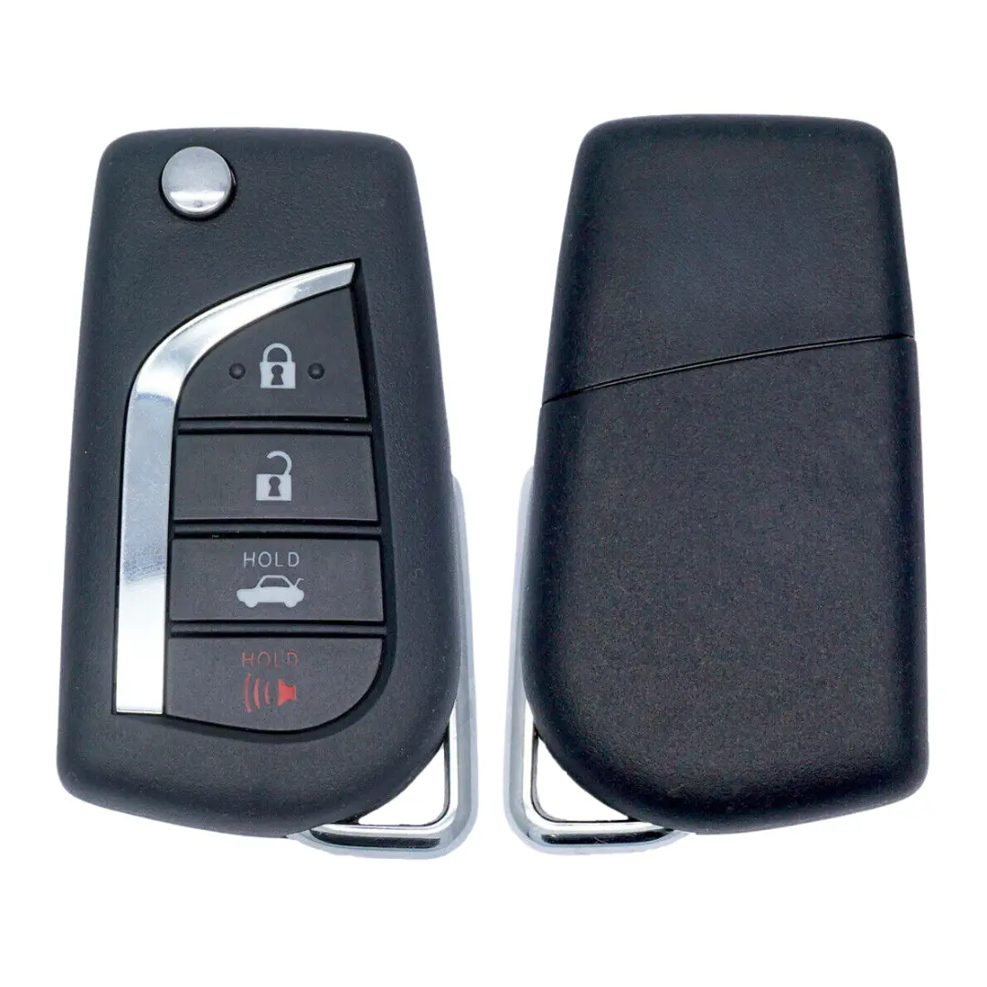 2009-2016 Toyota / 4-Button Remote Flip Key / GQ4-29T G Chip (AFTERMARKET)