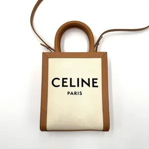 Pre-owned Celine Canvas Tote Bags Mini Vertical Cabas Tote