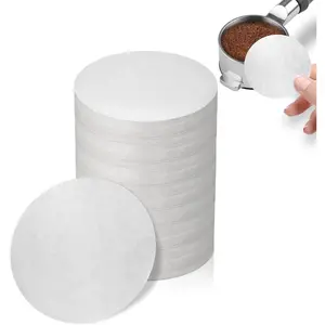 51 mm Unbleached Espresso Filter Puck Screen Portafilter Paper for Espresso Coffee Maker, 51 mm Unbleached Espresso Filter Puck Screen Portafilter Paper Compatible With Breville Barista, Mr. Coffee and Other Espresso Machines