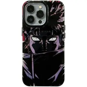 Luxury  Anime Phone Case for iPhone Blue Light Effect Smooth Design Drop Protection Translucent Hard Cover (06,for iPhone 14 PRO MAX) Accessories Handheld Protective Protector