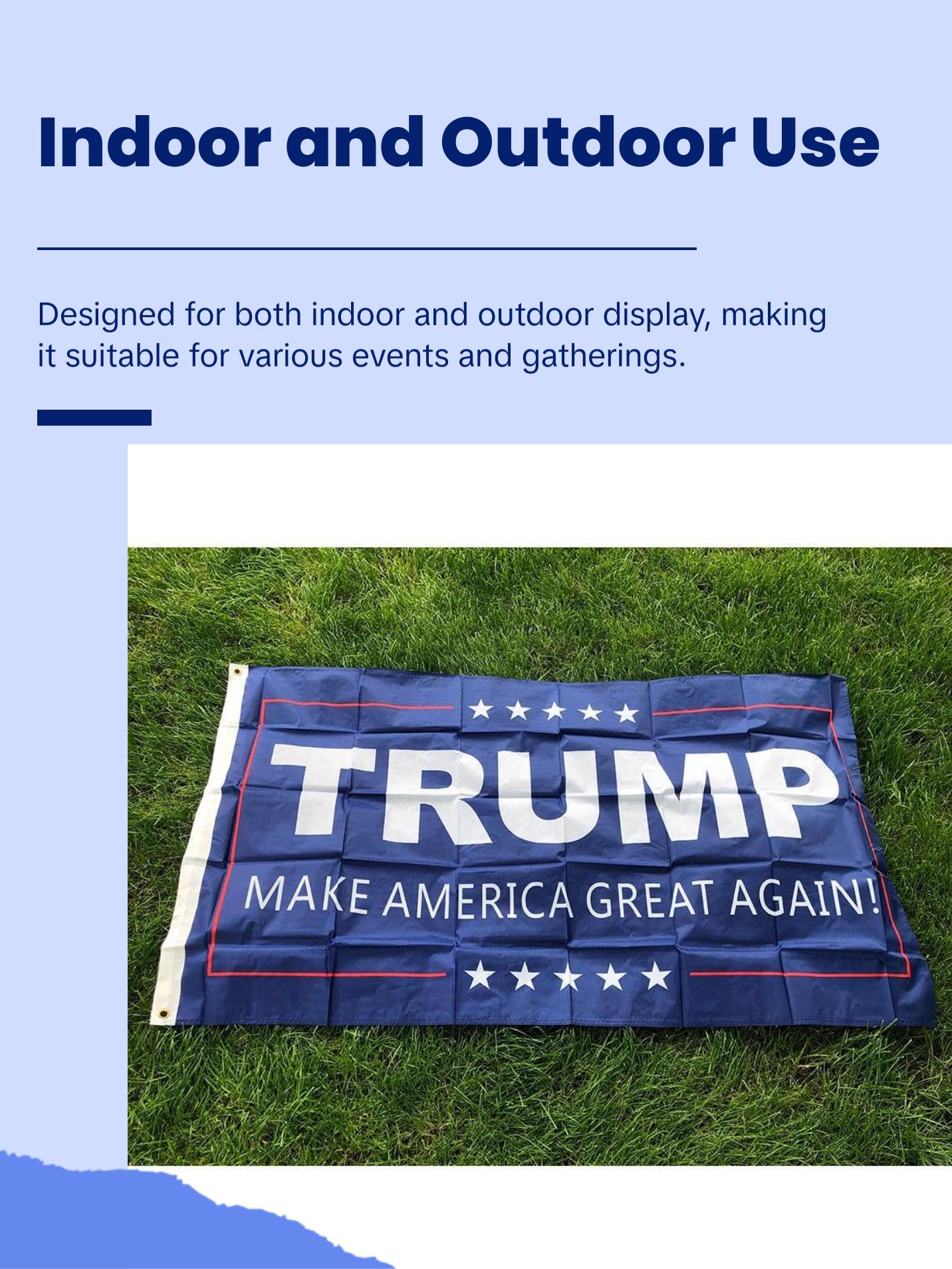 Trump 2024 Flag  Keep America Great!