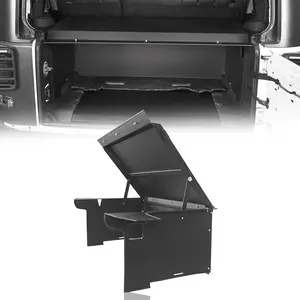 Hooke Road Security Deck Enclosure Interior Cargo Platform for 2015-2018 Jeep Wrangler JK 4-Door Vehicle Accessories