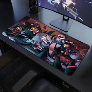 Loona Helluva Boss Desk Mat, Hellhound Mousepad XL XXL, Gift for Anime Fans