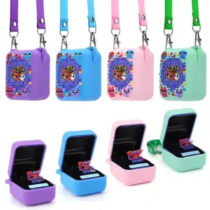 Protective Case For Bitzee Digital Pet Soft Silicone Protective Cover With Lanyard Dustproof Carrying Case Bag Accessories Protection