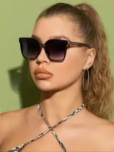 Unisex Vintage Trendy Tortoiseshell Sunglasses, Retro Outdoor Sports Sunglasses, Fashionable Sunglasses for Men & Women for Everyday Use