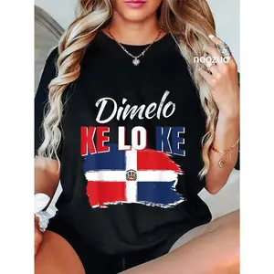 🎉 100% Cotton Dimelo Ke Lo Ke Dominican Republic Flag Dominicans Gift T-Shirt