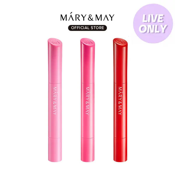 [LIVE EXCLUSIVE] Mary&May Blooming Glow Lip - Soft Girl
