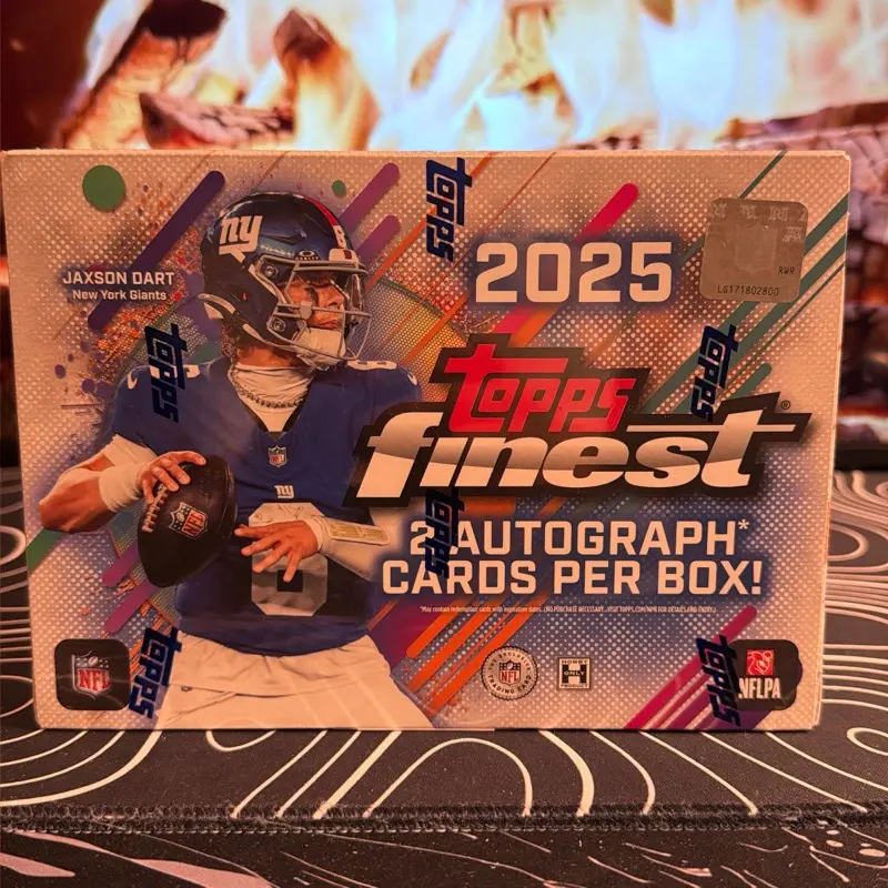 Break 506 1 Box Break - 1x 2025 Topps Finest Football Hobby Box PYT Break