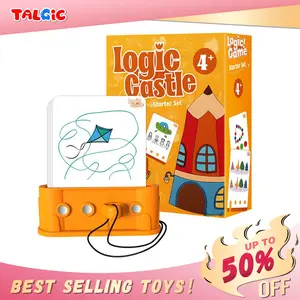 Montessori Logic Castle, Logical Games, Logical Thinking Training Early Educational Toy for Children at Different Ages