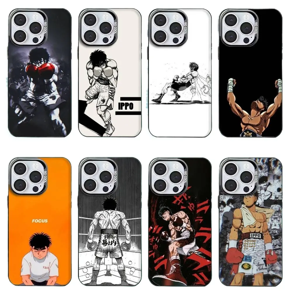Boxing Hajime no Ippo Phone Cases For iPhone 17 16 15 14 13 12 11 Promax Pro Air Plus Black IMD Matte Shockproof Cover