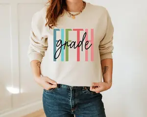Fifth Grade Teacher Team Sweatshirt, 5th Grade Classroom Crewneck, Cozy School Spirit Pullover, Educator Team Outfit