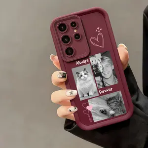 Phone Case - Personalized Custom Photos Convert to Black And White Photo Phone Case Compatible with Samsung Galaxy S21,S22,S23,S24,S25,S26,A13,A14,A15,A16,A17,A33,A34,A35,A36,A52,A53,A54,Note Ultra Plus FE 5G All Inclusive Shockproof Soft TPU Prote