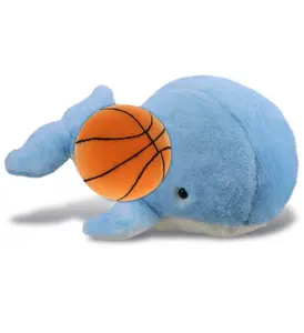 DOLLIBU Plush Basketball - Super-Soft Plush Texture, Blue Whale Design, Large Size 13" Stuffed Toy (Toys & Hobbies)
