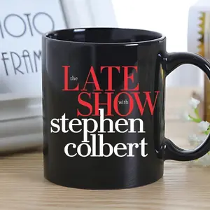 [Sale off up to 50%] The Late Show With Stephen Colbert Inspired Mug, Funny Talk Show Fan Coffee Cup, Comedy TV Lover Gift, Two Tone Ceramic Mug, 11oz & 15oz ceramic mug