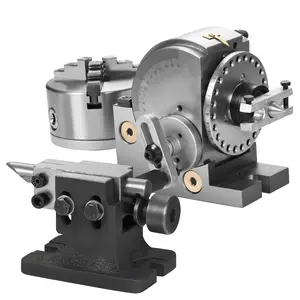 Drilling and milling machines with dividing heads, lathes with  vertical and horizontal dual-purpose dividing heads, simple and small angle adjusters