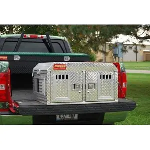 Owens Products 55017 Hunter Series Double Compartment ATV & SUV Dog Box - 36 W X 30 D X 19.75 H