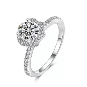 【#147】(Angle)Synthetic Moissanite Fashion Jewelry Ring
