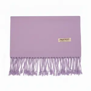 Solid Pashmina Shawl Scarf