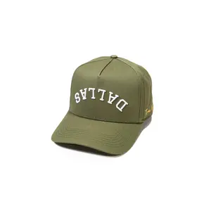 Precurved Dallas snapback - OLIVE