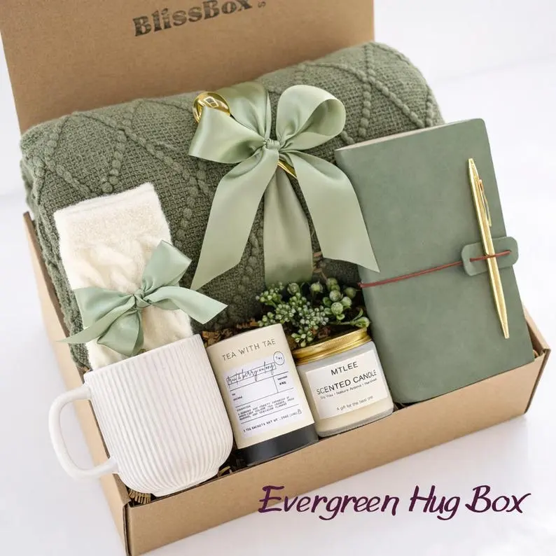 Sending Hugs Gift Box, Get Well Soon Gift, Thinking of You Care Package, Comfort Gift for Her, Cozy Self Care Box, Sympathy Gift