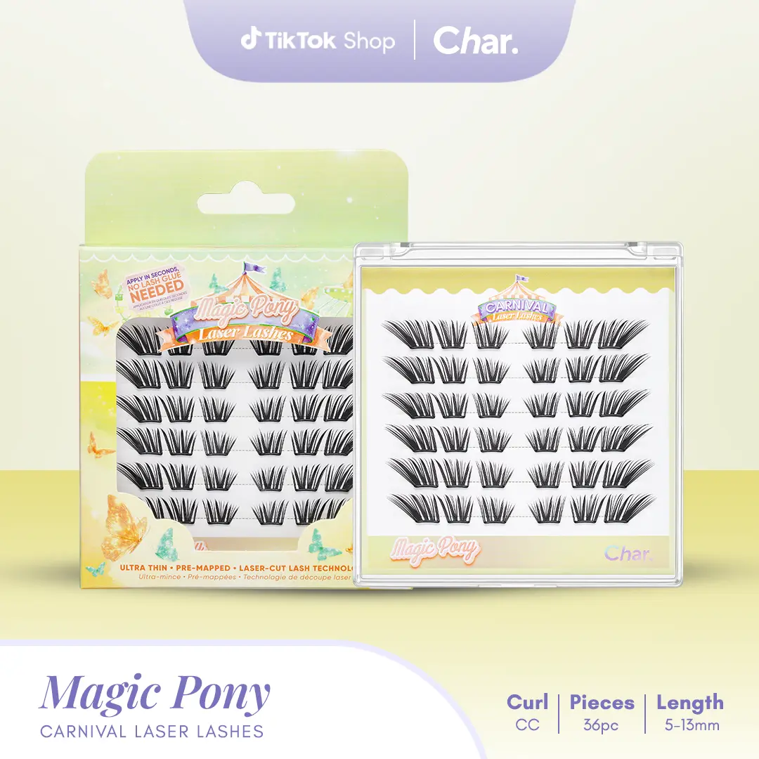 Magic Pony - Pre-Glued Lashes, Laser-cut Technology CC-Curl 5 - 13 mm