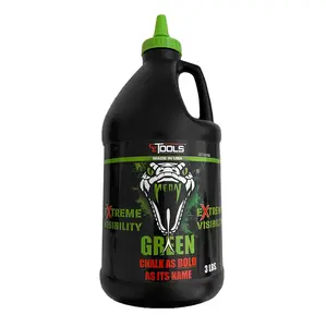 Mean Green Fluorescent Extreme Visibility Marking Chalk - 3lb