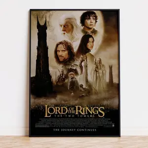 The Lord of the Rings - The Two Towers - Movie Poster |  | High Quality Ready To Print