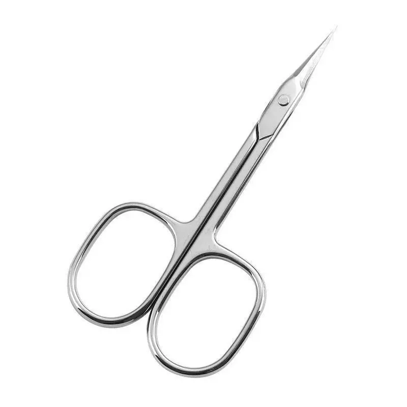 Stainless Steel Straight Beauty Scissors Professional Multifunctional Nail Tools for Manicure Cuticle Dead Skin Eyebrow Eyelash Nose Hair